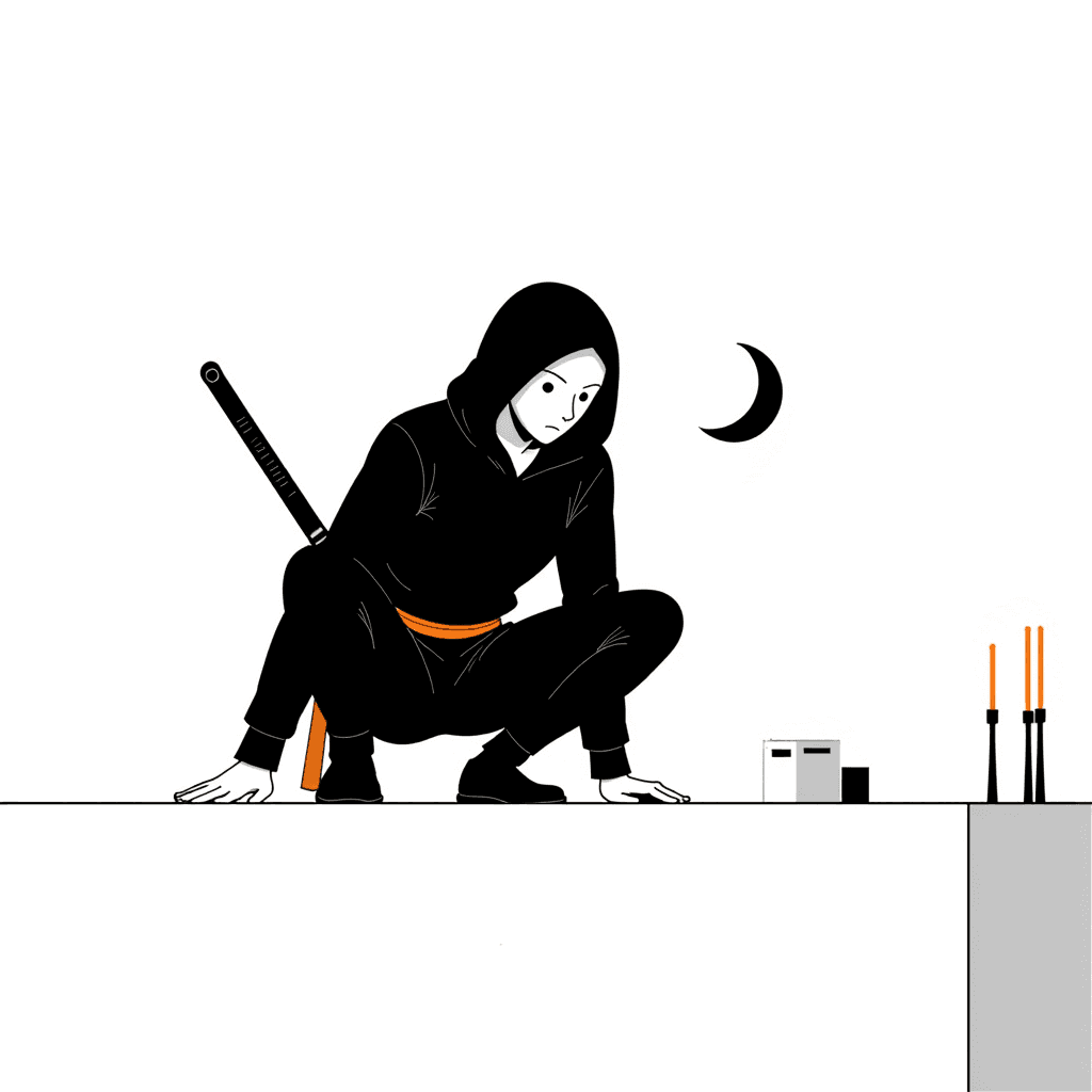 ninja illustration illustration