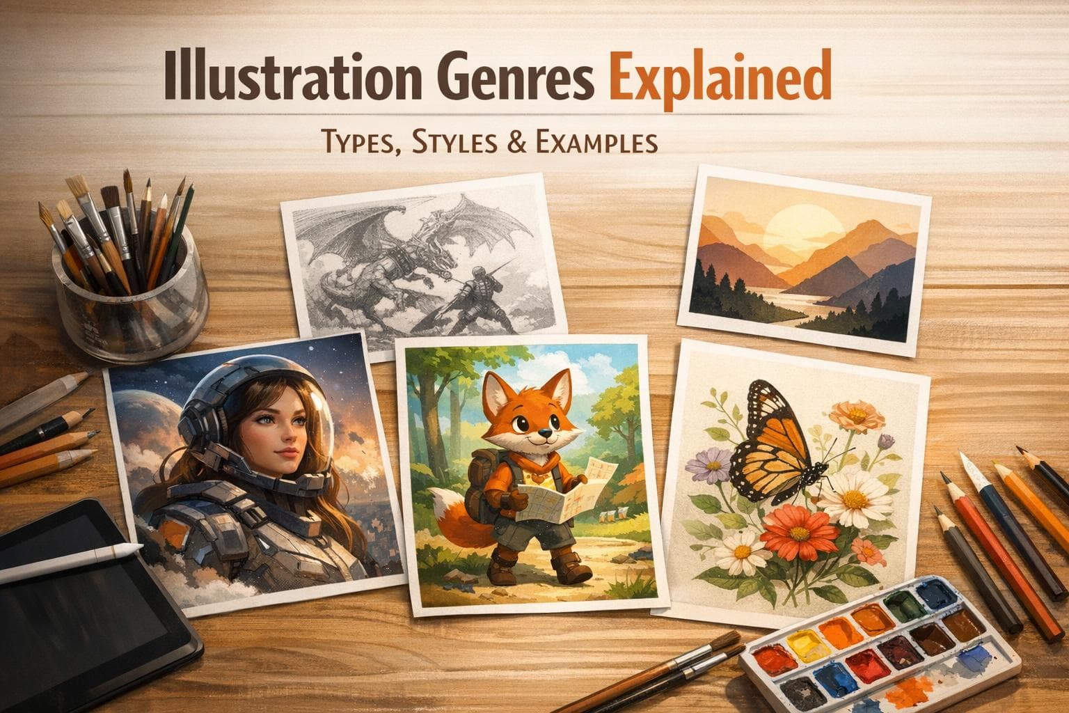 Illustration Genres Explained: Types, Styles & Examples